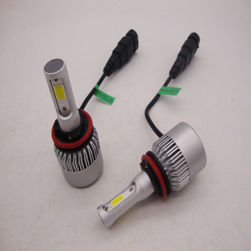 

2Pair H7 H1 H4 H11 H13 9007 9006 9004 9005 LED headlight Kit 120W 20000LM 6000K Low Beam Bulbs CREE Pair