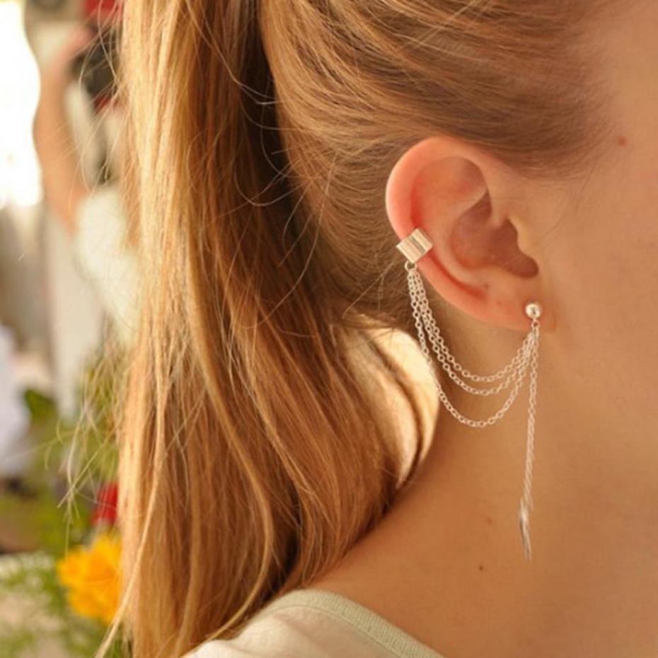 novelty leaves earrings Long tassels ear clip Silver Gold Color stud earrings for women gift Jewelry free dhl
novelty leaves earrings Long tassels ear clip Silver Gold Color stud earrings for women gift Jewelry free dhl