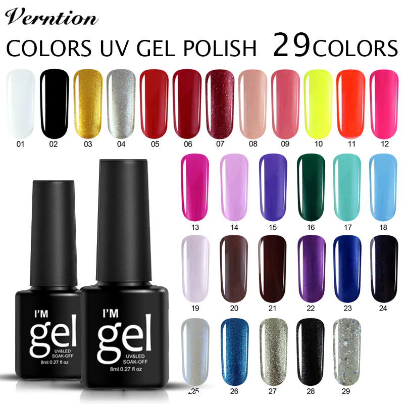 Verntion Hot Sale 8ml Pure Colors Gel Nail Polish Manicure Art Decoration Design Long Lasting Soak Off Uv Led Lamp Gel Varnish, 62pink
Verntion Hot Sale 8ml Pure Colors Gel Nail Polish Manicure Art Decoration Design Long Lasting Soak Off Uv Led Lamp Gel Varnish, 62pink