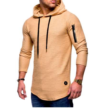 Autumn New Fashion Mens Hoodies Brand Men Solid Color Hooded Sling Sweatshirt Mens Hoodie Hip Hop Hoodie XXXL