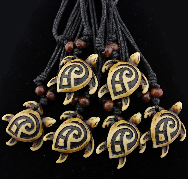 NEW Fashion Jewelry Wholesale 12PCS/LOT Imitation Yak Bone Carved Lucky Hawaiian Style Surfer Sea Turtle Pendant Necklace Gift MN571
NEW Fashion Jewelry Wholesale 12PCS/LOT Imitation Yak Bone Carved Lucky Hawaiian Style Surfer Sea Turtle Pendant Necklace Gift MN571