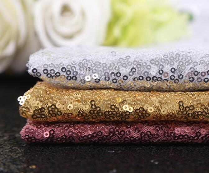 Sequin Table Runner Shiny Glitter Table Runners Decoration for Home Wedding Dinner Party 30*275 cm