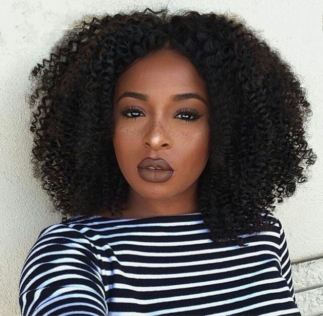 Afro Kinky Curly Human Hair Wig for Black Women Pre Plucked Malaysian Lace Front Wigs with Baby Hair, Medium brown
Afro Kinky Curly Human Hair Wig for Black Women Pre Plucked Malaysian Lace Front Wigs with Baby Hair, Medium brown