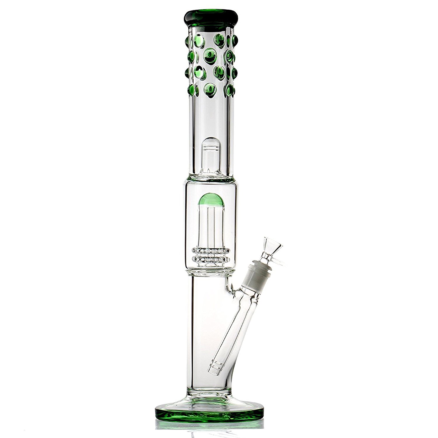 2018 Bongs Exquisite Hand Blown Thick Glass Bong Smoking Water Pipe Percolator Bong Oil Rig Height 38cm
2018 Bongs Exquisite Hand Blown Thick Glass Bong Smoking Water Pipe Percolator Bong Oil Rig Height 38cm