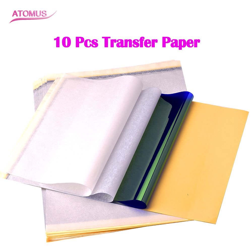 Tattoo Stencil Transfer Carbon Paper Top 10 pcs A4 Size Thermal copier paper for Tattoo supply
Tattoo Stencil Transfer Carbon Paper Top 10 pcs A4 Size Thermal copier paper for Tattoo supply