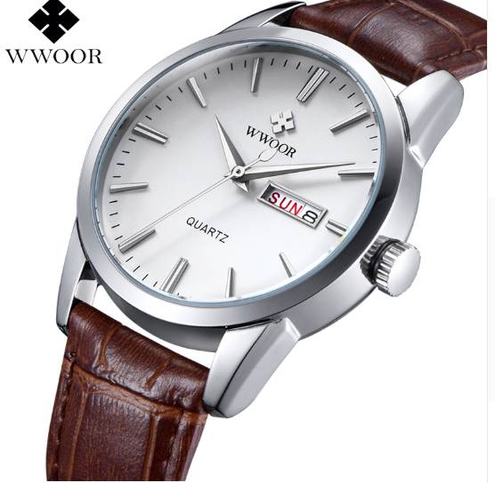 Men's Watch Date Day Genuine Leather Strap Sport Watches Male Casual Quartz Watch Men Wristwatch Famous WWOOR Clock, Other
Men's Watch Date Day Genuine Leather Strap Sport Watches Male Casual Quartz Watch Men Wristwatch Famous WWOOR Clock, Other