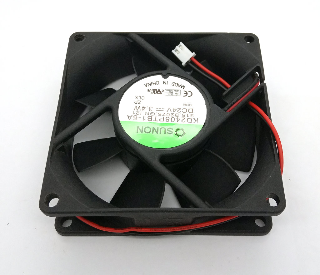 Original SUNON KD2408PTB16A DC24V 34W 80x80x25MM 8cm 2Lines Inverter cooling fan