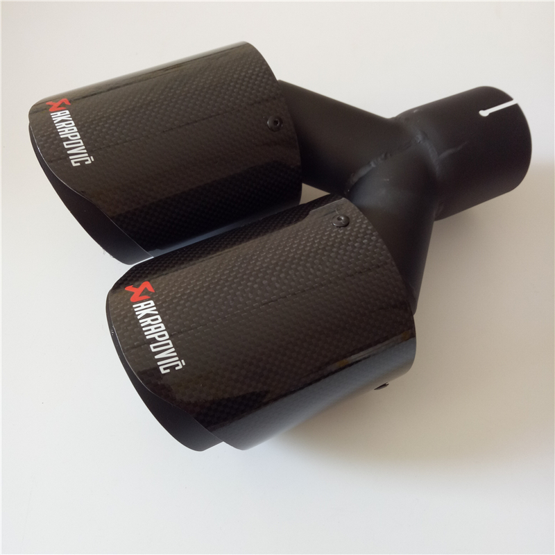 1 PCS Akrapovic Coated Black Car Carbon Exhausts Tail Pipe Universal AK Dual End Muffler Pipes
1 PCS Akrapovic Coated Black Car Carbon Exhausts Tail Pipe Universal AK Dual End Muffler Pipes