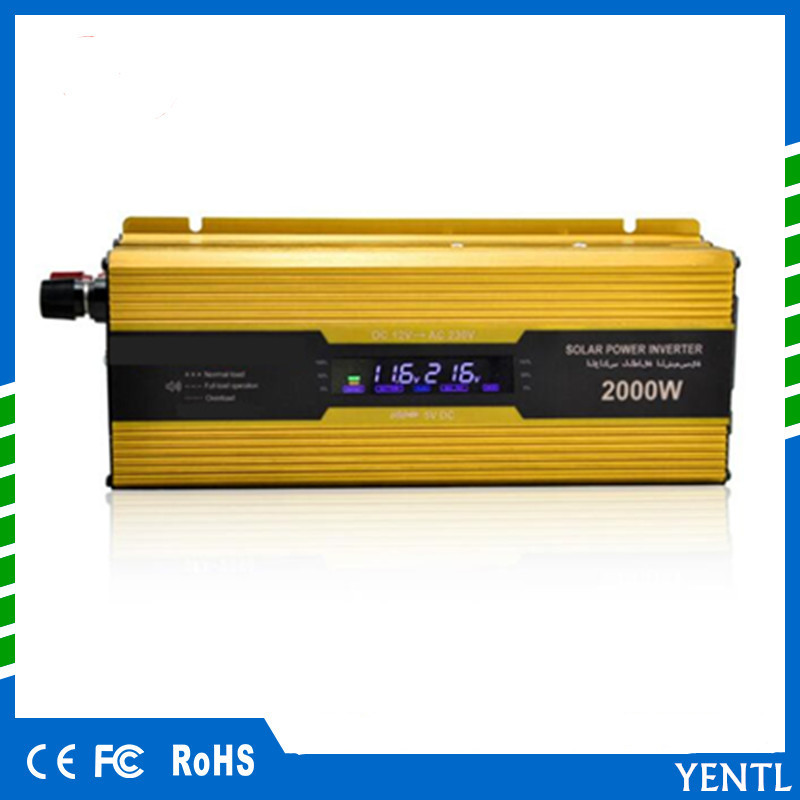 free shipping Car Inverter 12v to 220v Power Inverters Voltage Transformer Converter 12 220 2000W Charger Displarter Charger Converter
free shipping Car Inverter 12v to 220v Power Inverters Voltage Transformer Converter 12 220 2000W Charger Displarter Charger Converter