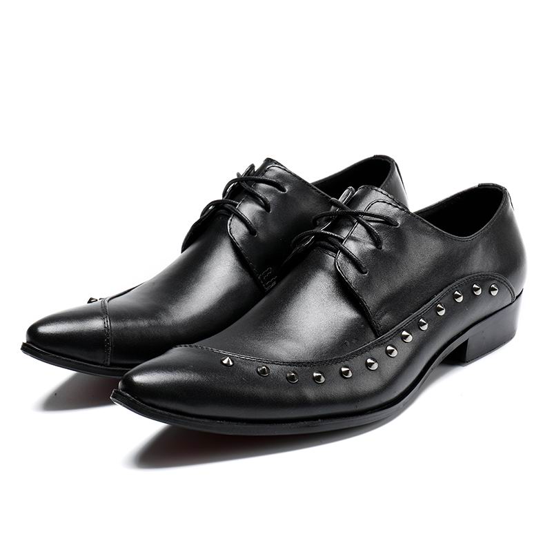 New Arrival Black Men Dress Shoes Fashion Pointed Toe Lace Up Show Shoes Man Rivets Charm Party Leather Shoes Size 38-46 Office Career DK001
New Arrival Black Men Dress Shoes Fashion Pointed Toe Lace Up Show Shoes Man Rivets Charm Party Leather Shoes Size 38-46 Office Career DK001