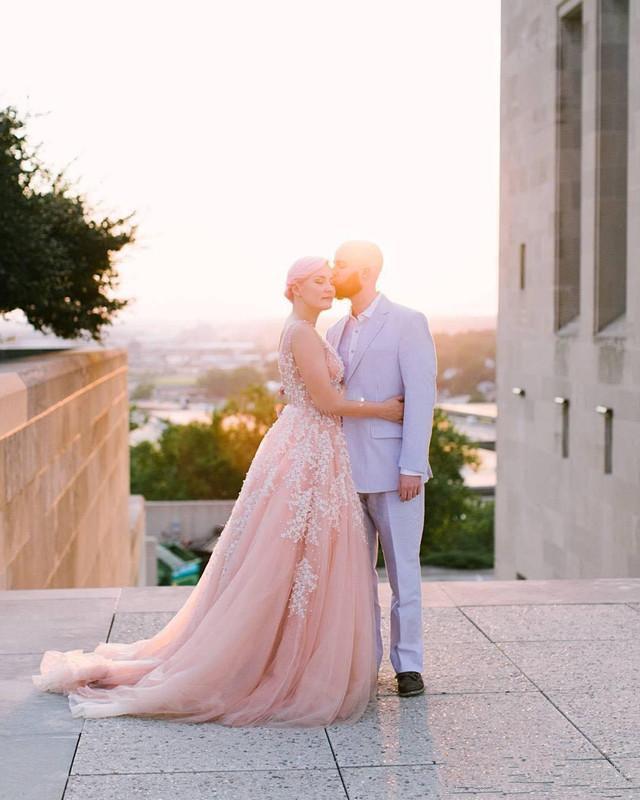 Deep V Neck Blush Pink Country Dresses Tulle Lace Applique Beaded Backless Boho Bridal Gowns A e Bohemian Wedding Dress