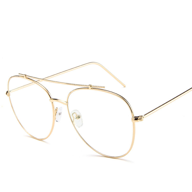 Clear Glasses Eyeglasses Metal Gold Myopia Eyewear Women Men Spectacle Frames Optical Glasses Frame Transparent Lens
Clear Glasses Eyeglasses Metal Gold Myopia Eyewear Women Men Spectacle Frames Optical Glasses Frame Transparent Lens