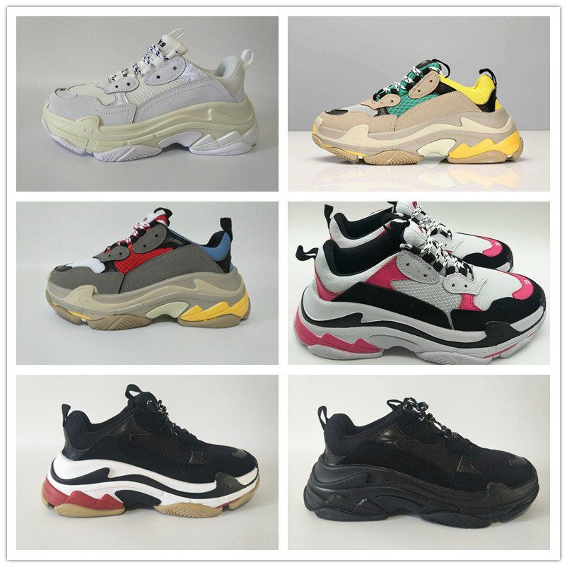 Fashion Paris 17FW Triple-S 20ss Triple S Sneaker Casual Dad Shoes for Men's Women Beige Black Sports Tennis Running Shoe Outdoor size 36-45
Fashion Paris 17FW Triple-S 20ss Triple S Sneaker Casual Dad Shoes for Men's Women Beige Black Sports Tennis Running Shoe Outdoor size 36-45