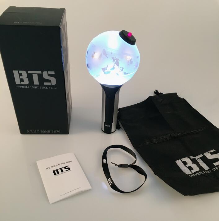 2018 New Army bomb Light sticks New Hiphop Kpop bangtan boys concert VER.2 Glow Stick lamp от DHgate WW