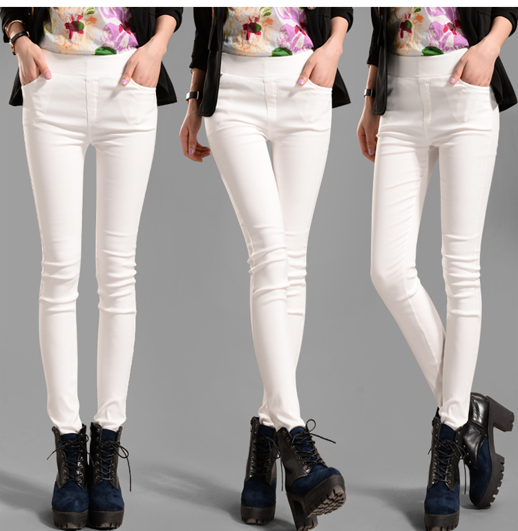 Women New Korean Style of The Elastic Thin Sexy Pencil Pants Women's Large Size Casual Outwear Leggings, Black
Women New Korean Style of The Elastic Thin Sexy Pencil Pants Women's Large Size Casual Outwear Leggings, Black