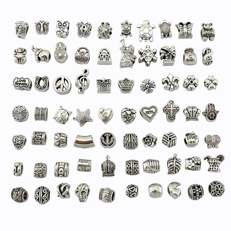 Mix 70 styles Beads Antique Silver Plated Alloy Big Hole Charms Spacer Beads fit pandora bracelet DIY Jewelry Necklaces & Pendants
Mix 70 styles Beads Antique Silver Plated Alloy Big Hole Charms Spacer Beads fit pandora bracelet DIY Jewelry Necklaces & Pendants