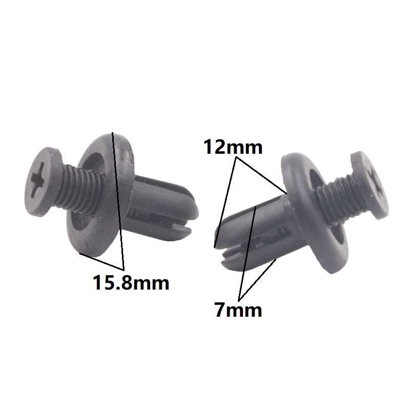 

Fit 7mm Hole Car Clips For GM Mazda Toyota Plastic Screw Expansion Rivet Retainer For Auto Bumper Fender Fasteners