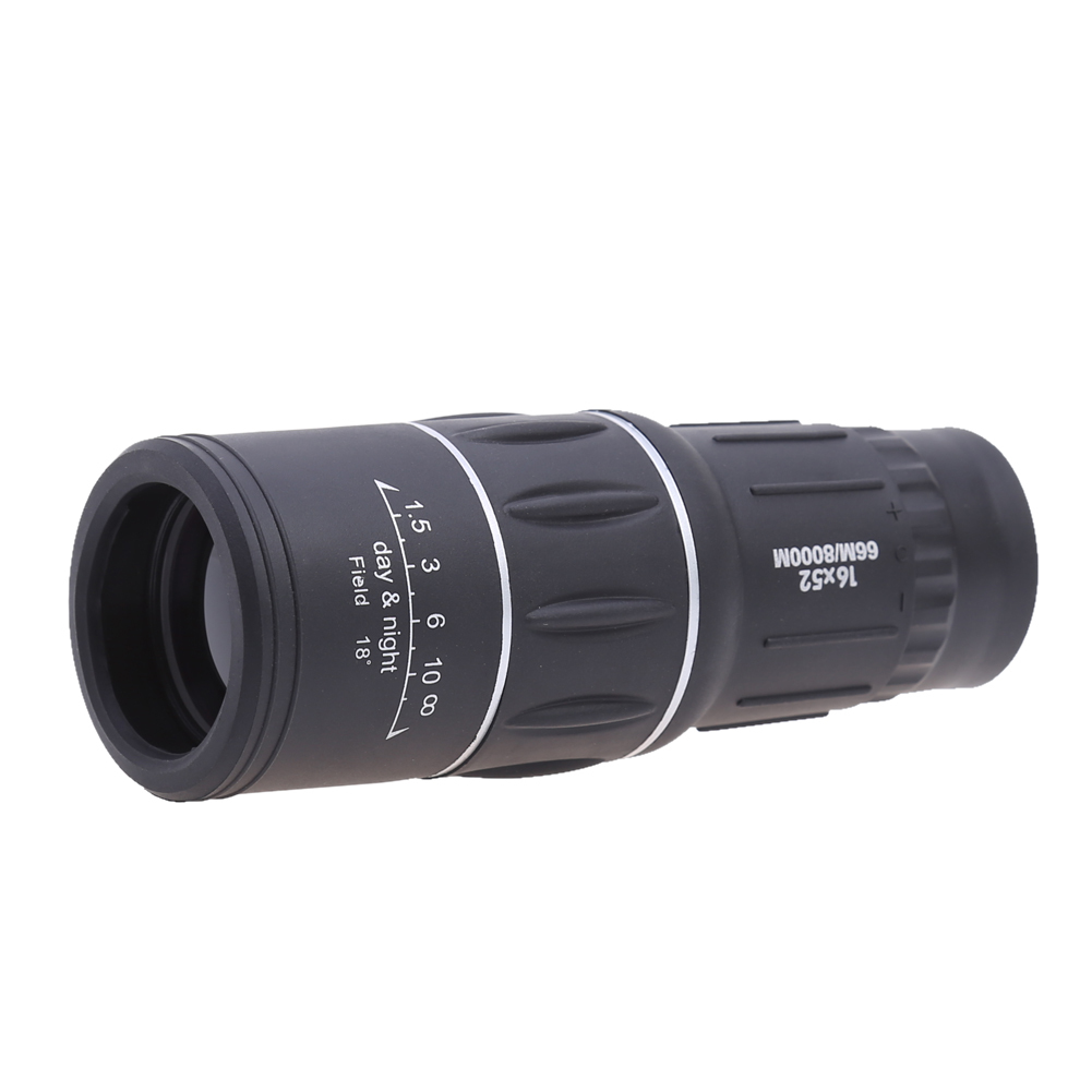 16X52 Portable Outdoor Dual Handheld Focus Monocular Telescope Zoom Optic Lens Binoculars Spotting Scope Coating Lenses Black
16X52 Portable Outdoor Dual Handheld Focus Monocular Telescope Zoom Optic Lens Binoculars Spotting Scope Coating Lenses Black