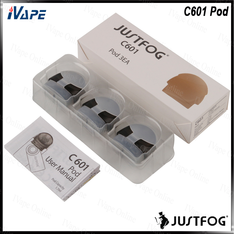 Justfog C601 Pod Cartridge 1.7ml Buit-in 1.6ohm Replacement Refillable Pod for C601 Kit 100% Original
Justfog C601 Pod Cartridge 1.7ml Buit-in 1.6ohm Replacement Refillable Pod for C601 Kit 100% Original