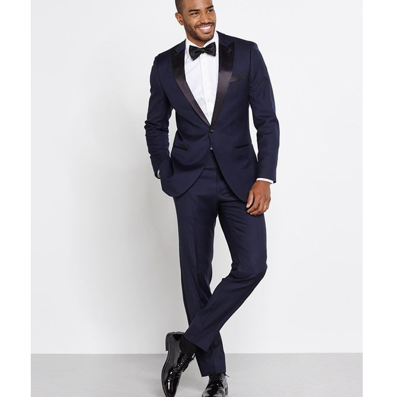 Navy Blue Wedding Groom Tuxedos Peaked Lapel One Button Skinny Style Men Suits Two Piece Groomsmen Suit (Jacket + Pants, Same as image
Navy Blue Wedding Groom Tuxedos Peaked Lapel One Button Skinny Style Men Suits Two Piece Groomsmen Suit (Jacket + Pants, Same as image