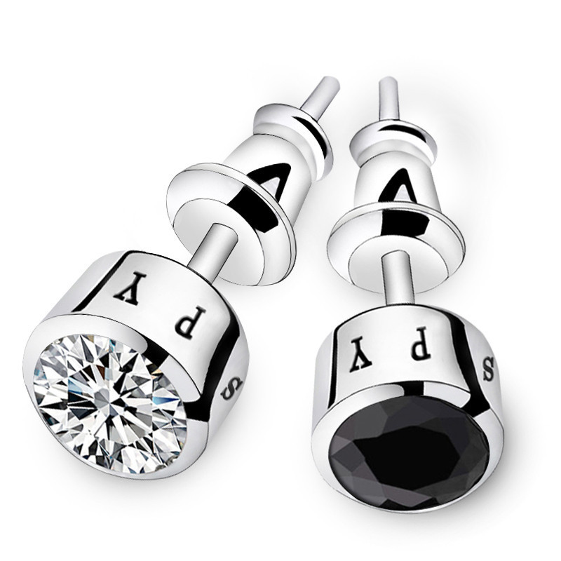 Fashion mens earrings for groom 925 sterling silver crystal groom accessories men ear studs for groomsman wedding gifts black silver, Black;gray
Fashion mens earrings for groom 925 sterling silver crystal groom accessories men ear studs for groomsman wedding gifts black silver, Black;gray