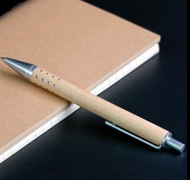 Eco friendly bamboo pen promotional wood ballpoint pen metal clip fashion gift high quality business