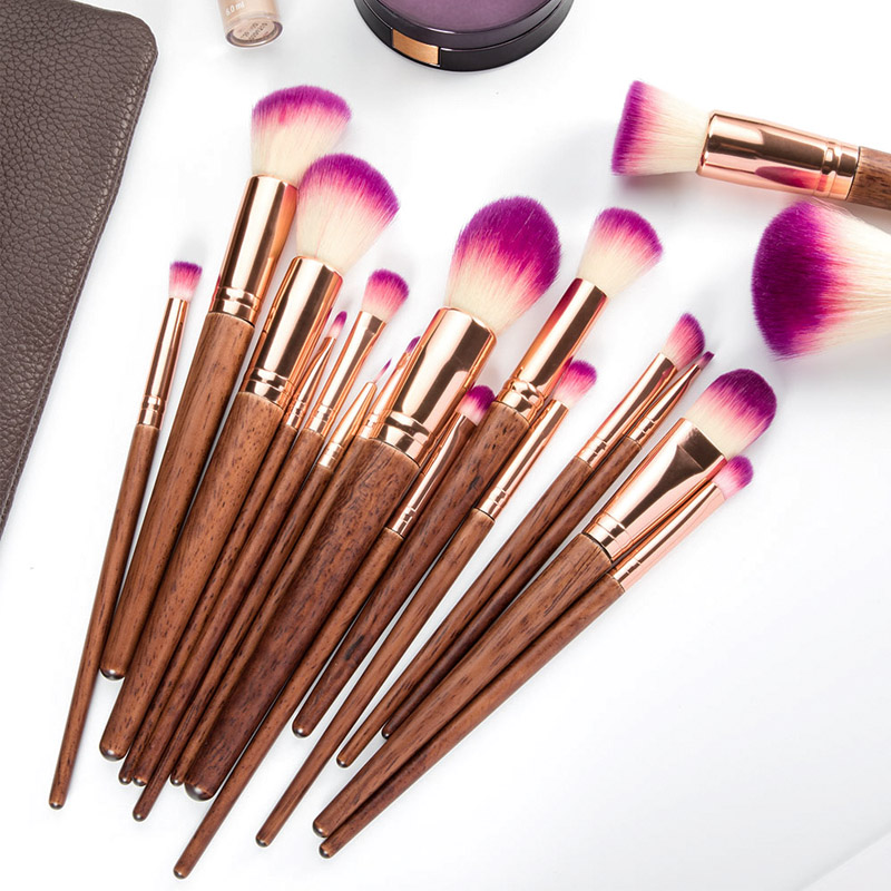 17pcs Professional Makeup Brushes Set Powder Foundation Blusher Brush Lip Eye shadow Eyebrow Make Up Brushes Cosmetics Beauty ToolS Complete