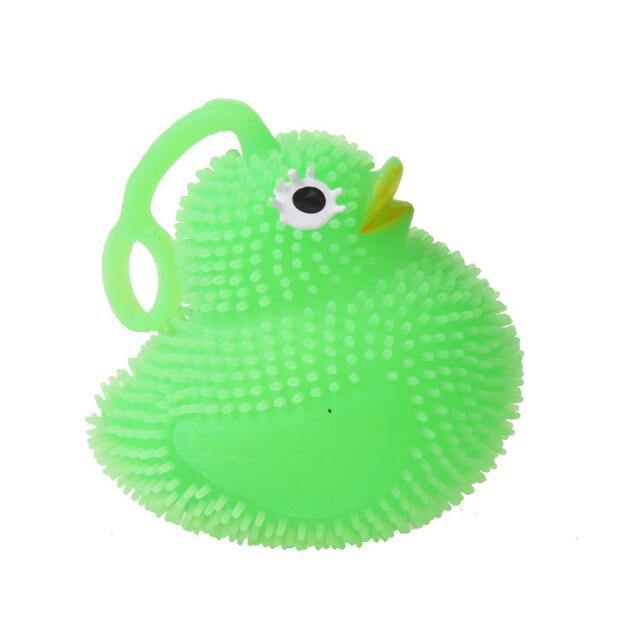 Cute flashing chick toy lighted up bouncing ball toys children chrsitmas gift Creative glowing chiken animal toys