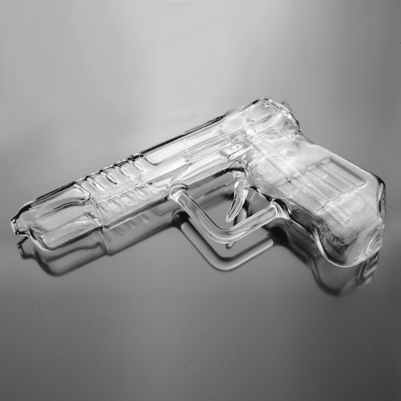 New design Gun Smoking pipes glass bongs bubbler with downstem water pipes dab rig hookahs hand pipe
New design Gun Smoking pipes glass bongs bubbler with downstem water pipes dab rig hookahs hand pipe