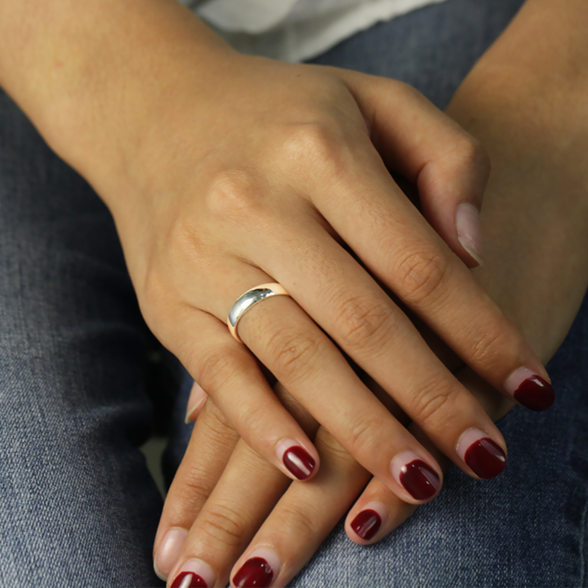 Customizable Sterling Silver Blanks Rings for Women - Perfect for Personalization & Stamping, Includes ID 32270