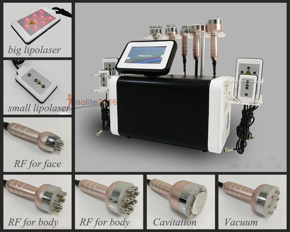 Portable 6in1 lipolysis cavitation Slimming lipo Radio Frequency RF Vacuum Cellulite Ultrasonic Laser Machine Body Shape Skin Lifting Tighten
Portable 6in1 lipolysis cavitation Slimming lipo Radio Frequency RF Vacuum Cellulite Ultrasonic Laser Machine Body Shape Skin Lifting Tighten