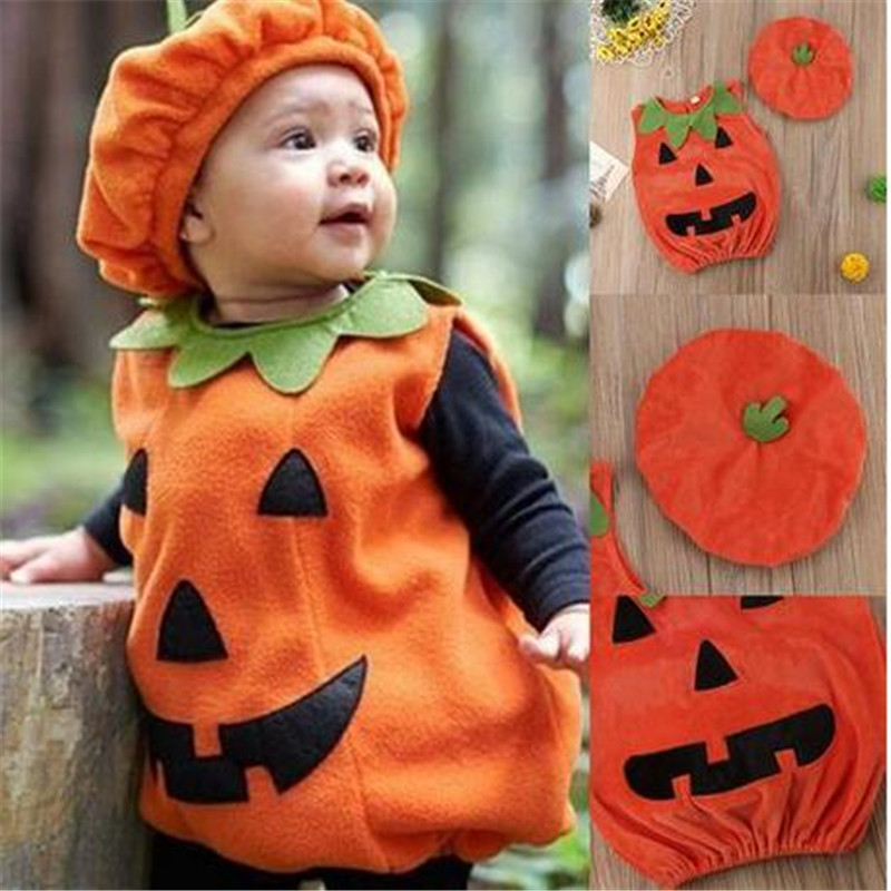 2018 Wholesales Halloween Baby Kids Pumpkin Suit Top Blouse Dress Hat Clothes Costumes Christmas Decorations
2018 Wholesales Halloween Baby Kids Pumpkin Suit Top Blouse Dress Hat Clothes Costumes Christmas Decorations