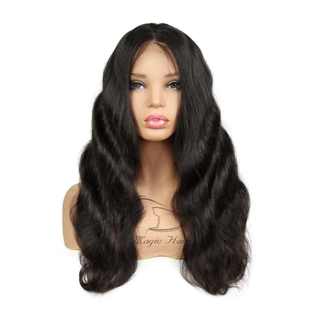 Wholesale 20-26inch Full Lace Human Hair Wigs For Women natural color Body Wave Brazilian Lace Frontal Wigs With Baby Hair Natural Hairline