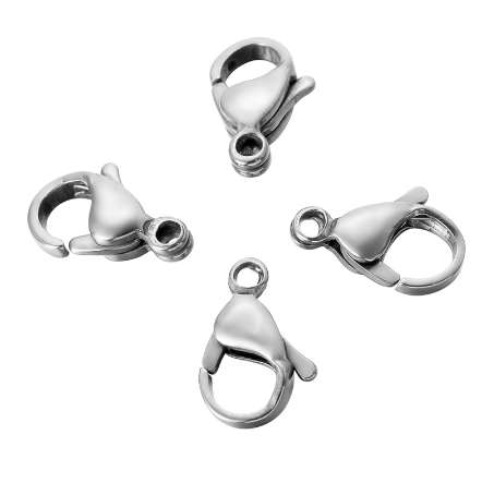 FUNIQUE 50PCs Stainless Steel Lobster Clasps Jewelry Findings DIY Necklace Bracelet Making Jewelry Accessories 9mm 10mm 12mm
FUNIQUE 50PCs Stainless Steel Lobster Clasps Jewelry Findings DIY Necklace Bracelet Making Jewelry Accessories 9mm 10mm 12mm