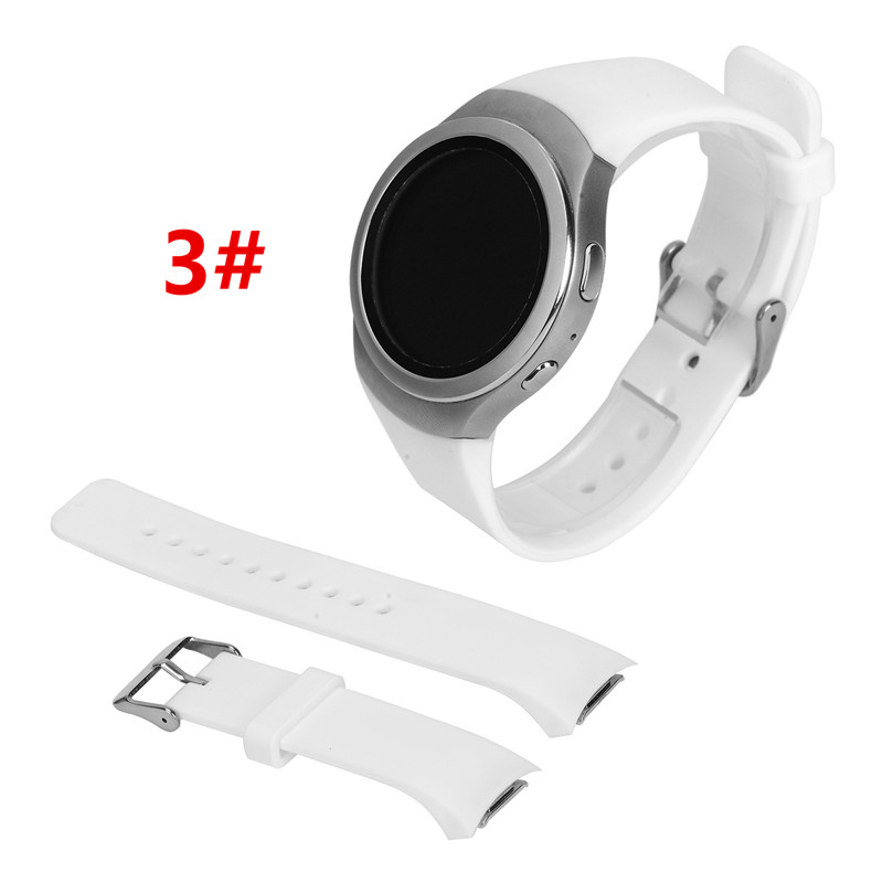 16 Colors Silicone Watchband for Samsung Galaxy Gear S2 R720 R730 Band Strap Sport Watch Replacement Bracelet SM-R720 free shipping