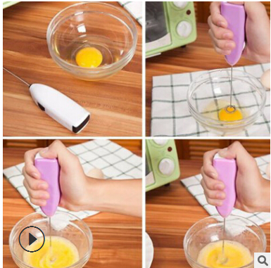 Electric Handheld Egg Beater HG Mini Stainless Steel Egg Coffer Milk Blender Whisk Mixer Egg Tool