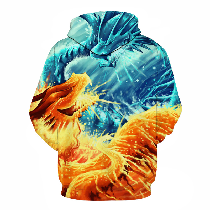 Ice Fire Dragon Printed 3D Hoodies Sweatshirts Men Women Plus 6XL Pullover Skateboard Hip Hop Hooded Jackets Male Tracksuits