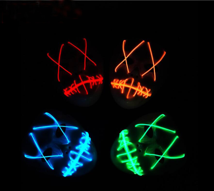 Halloween Mask LED Light Up Party Masks The Purge Election Year Great Funny Masks Festival Cosplay Costume Supplies Glow In Dark GA323
Halloween Mask LED Light Up Party Masks The Purge Election Year Great Funny Masks Festival Cosplay Costume Supplies Glow In Dark GA323