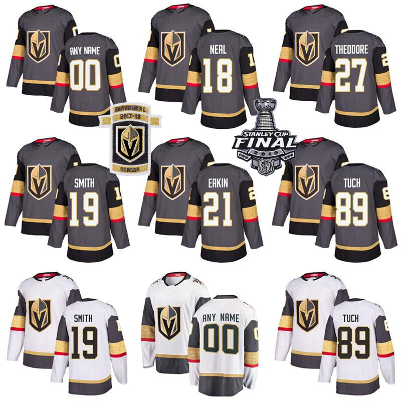 Vegas Golden Knights Custom Hockey Jerseys Name Number 19 Reilly Smith 89 Alex Tuch 27 Shea Theodore 21 Cody Eakin Kids Man Woman Gray White, Kids gray
Vegas Golden Knights Custom Hockey Jerseys Name Number 19 Reilly Smith 89 Alex Tuch 27 Shea Theodore 21 Cody Eakin Kids Man Woman Gray White, Kids gray