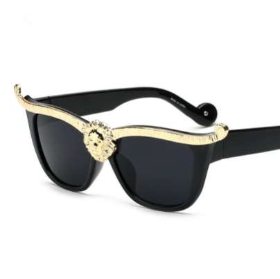 Oversized Cat Eye Sunglasses Women Lion Head Sun Glasses For Womens Gold Retro Woman Sunglass Shades
Oversized Cat Eye Sunglasses Women Lion Head Sun Glasses For Womens Gold Retro Woman Sunglass Shades
