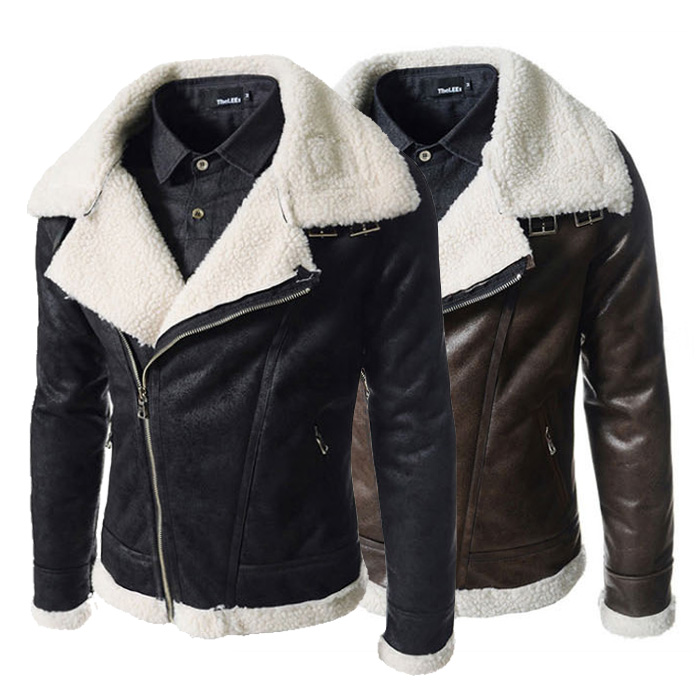 Black/Brown Faux Leather Motorcycle Jacket Mens Fashion Men's coat Winter Leather Jacket Faux Fur Slim Fit Leather Jackets For Men
Black/Brown Faux Leather Motorcycle Jacket Mens Fashion Men's coat Winter Leather Jacket Faux Fur Slim Fit Leather Jackets For Men