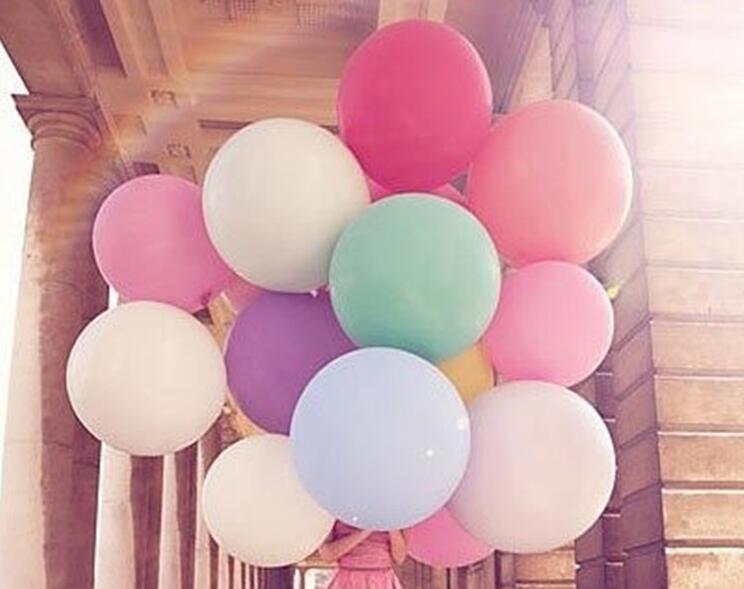 36 Inch Huge Latex Balloons Colorful Inflable Blow Up Giant Balloon Wedding Birthday Party Large Balloon Decoration