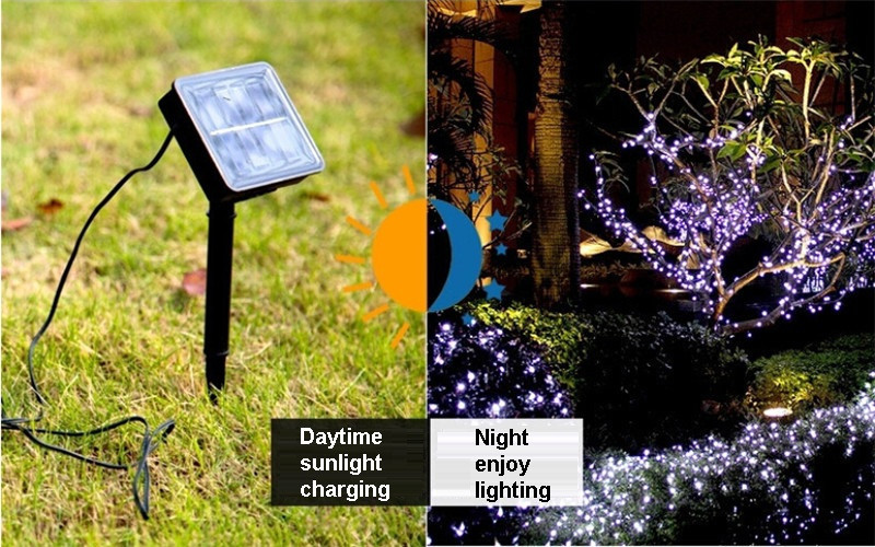 100 Leds Solar Power Fairy Light LED String Lamp Party Halloween Christmas Garden home Decor Outdoor Solar Powered String
100 Leds Solar Power Fairy Light LED String Lamp Party Halloween Christmas Garden home Decor Outdoor Solar Powered String