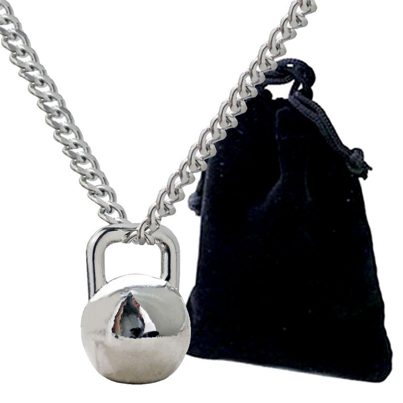 Kettle bell pendant necklace stainless steel chain lifting weight fitness hippie strength necklace men's fitness jewelry wholesale
Kettle bell pendant necklace stainless steel chain lifting weight fitness hippie strength necklace men's fitness jewelry wholesale
