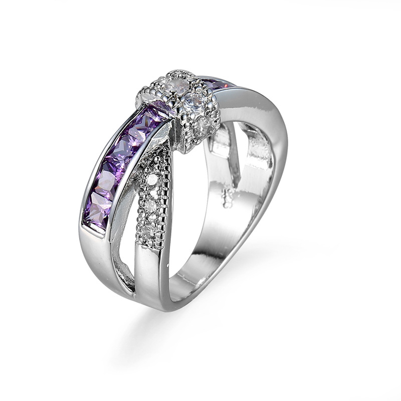 New Cross Purple Amethyst Cubic Zirconia White Gold Plated Rings Size 6/7/8/9/10 Women Men's Engagement Gift
New Cross Purple Amethyst Cubic Zirconia White Gold Plated Rings Size 6/7/8/9/10 Women Men's Engagement Gift
