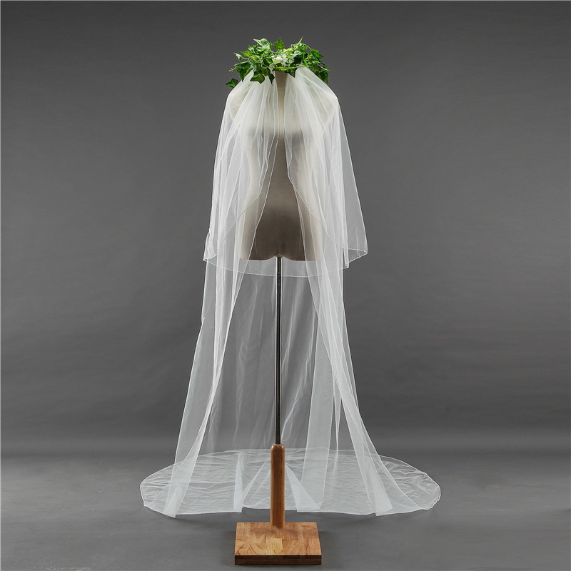 2018 New High Quality Long White Ivory Wedding Veil Appliques Lace Beaded Bridal Veils Bride Wedding Accessories For Wedding Dresses QC1218
2018 New High Quality Long White Ivory Wedding Veil Appliques Lace Beaded Bridal Veils Bride Wedding Accessories For Wedding Dresses QC1218