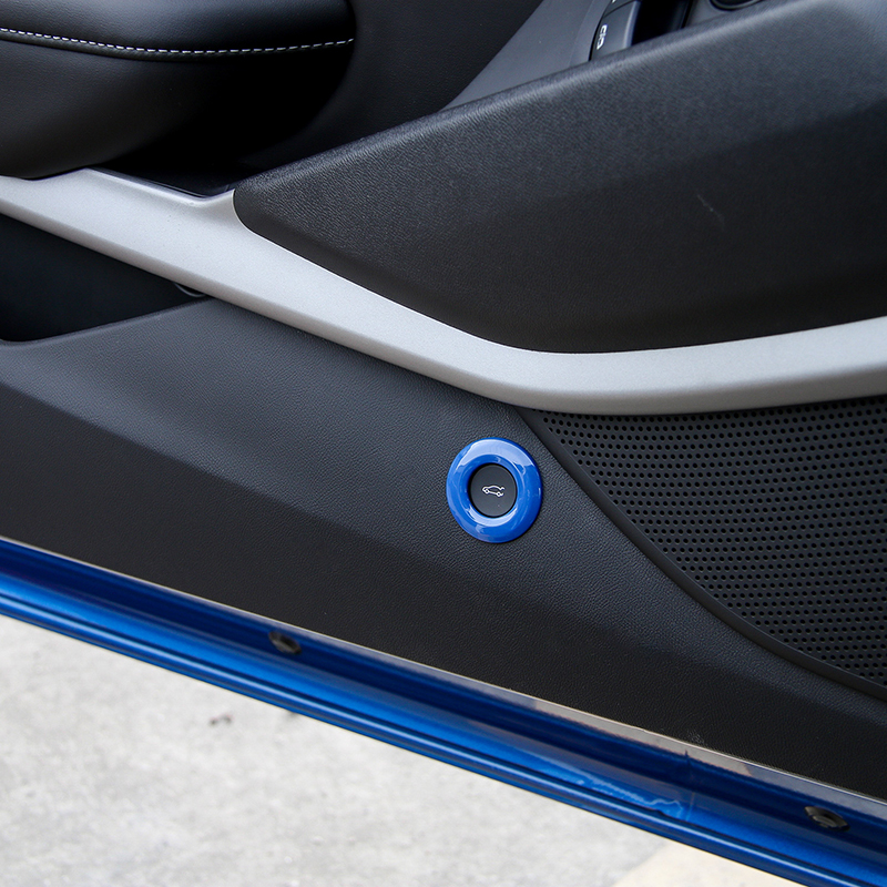 Tail Door Trunk Open Button Switch Decoration Ring Cover for Chevrolet Camaro 2017+ Car Interior Accessories