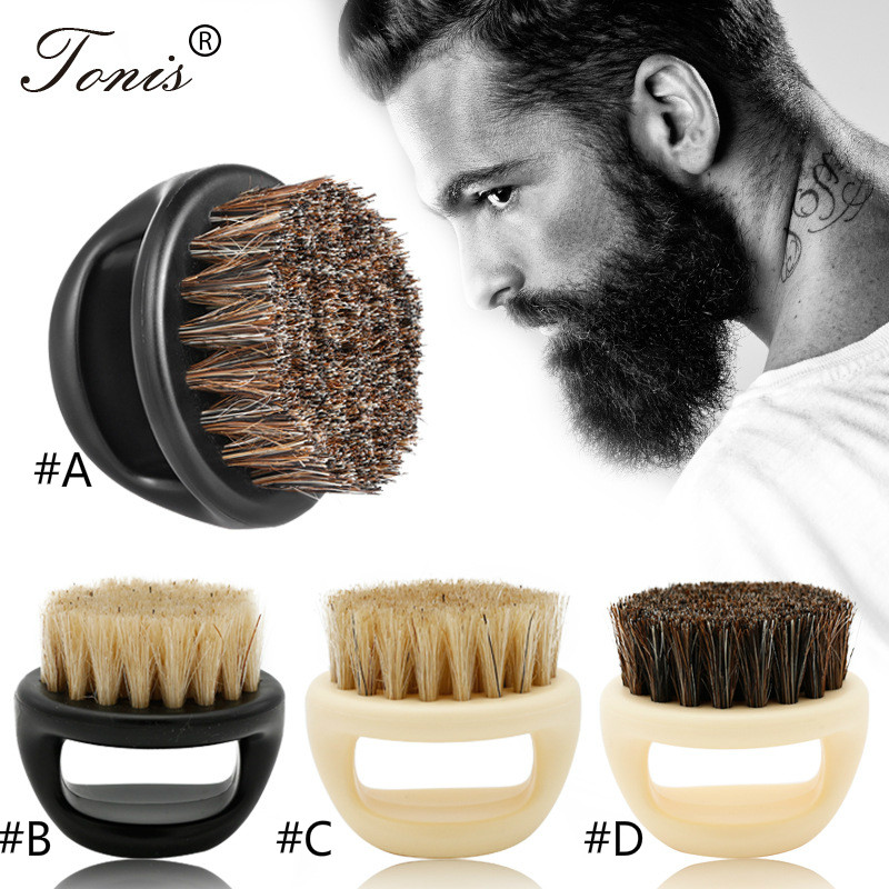 Ring Beard Brush Horse Bristle hair head brush Men's beard clean finger Shaving Portable Face Care Beard-care Cleaning brush
Ring Beard Brush Horse Bristle hair head brush Men's beard clean finger Shaving Portable Face Care Beard-care Cleaning brush