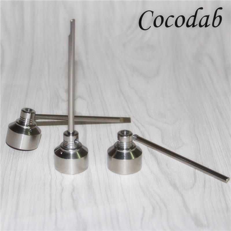 Domeless Titanium nail titanium Ti Nail 14mm 18mm Male Female & Carb Cap Dabber Grade 2 VS Quartz nails Glass water pipe bong
Domeless Titanium nail titanium Ti Nail 14mm 18mm Male Female & Carb Cap Dabber Grade 2 VS Quartz nails Glass water pipe bong