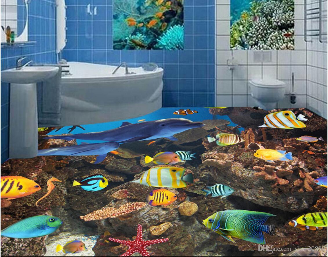 3d pvc flooring custom photo Waterproof floor Dolphin Coral Fish Underwater World living room 3d wall murals wallpaper for walls 3 d, Black
3d pvc flooring custom photo Waterproof floor Dolphin Coral Fish Underwater World living room 3d wall murals wallpaper for walls 3 d, Black
